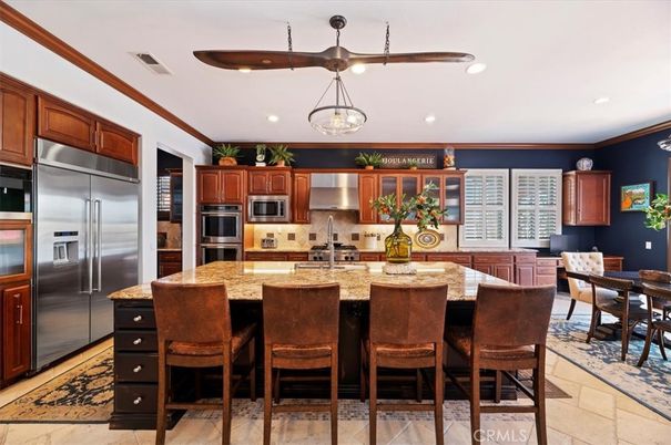 Dining room, Interior, Kitchen, Recessed Lighting, Stainless Steel Appliances