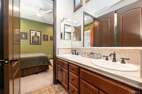 Bathroom, Bedroom, Dual Sink Vanities, Interior, Tile Countertops