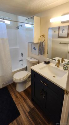 Bathroom, Interior, Wood Texture Flooring