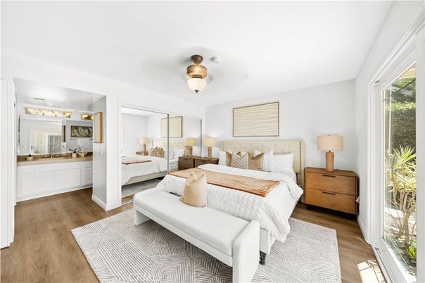 Bedroom, Interior, Wood Texture Flooring