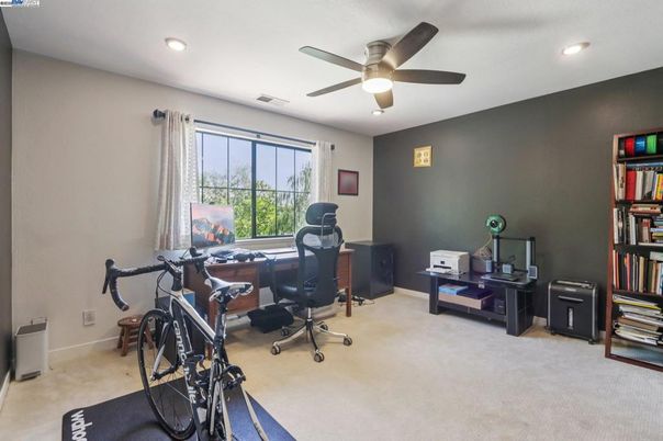Home Office, Interior, Recessed Lighting