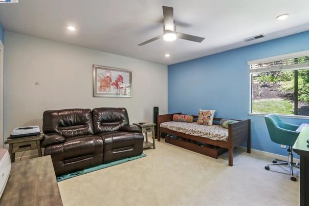 Bedroom, Home Office, Interior, Recessed Lighting