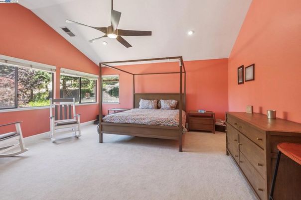 Bedroom, Interior, Recessed Lighting