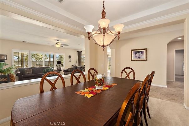 Chandelier, Dining room, Interior, Living room, Recessed Lighting