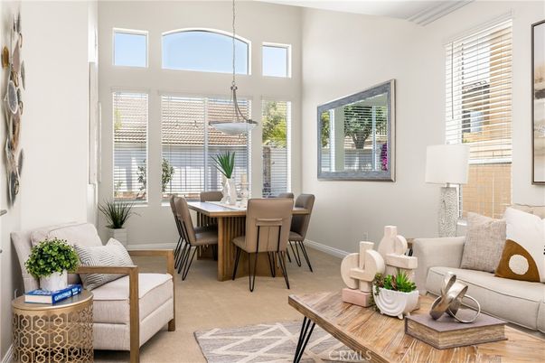 Dining room, Interior, Living room, Pendant Lights