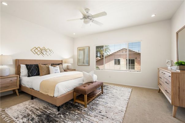 Bedroom, Interior, Recessed Lighting