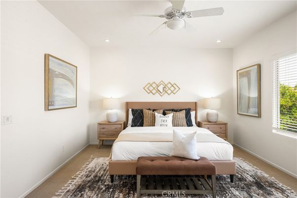Bedroom, Interior, Recessed Lighting