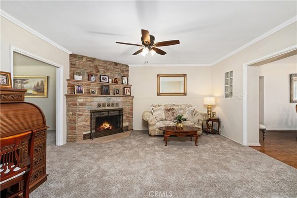 Fireplace, Interior, Stone Walls