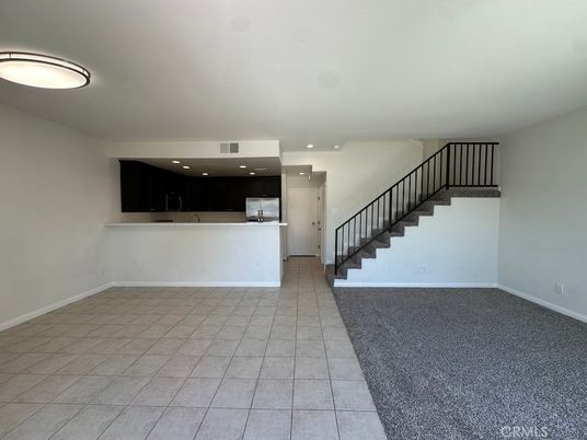 Empty room, Interior, Kitchen, Recessed Lighting