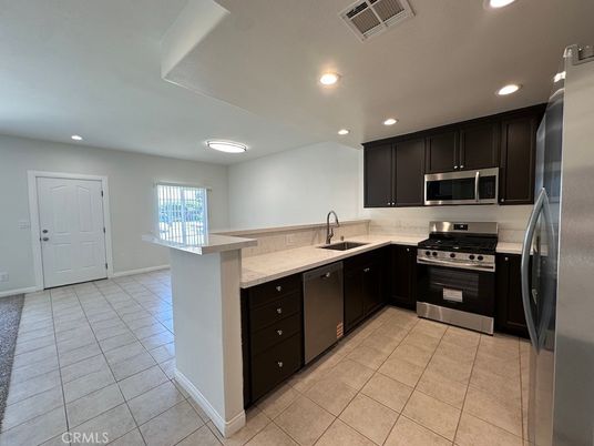 Interior, Kitchen, Recessed Lighting, Stainless Steel Appliances