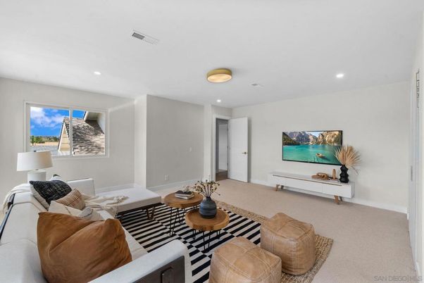 Interior, Living room, Recessed Lighting