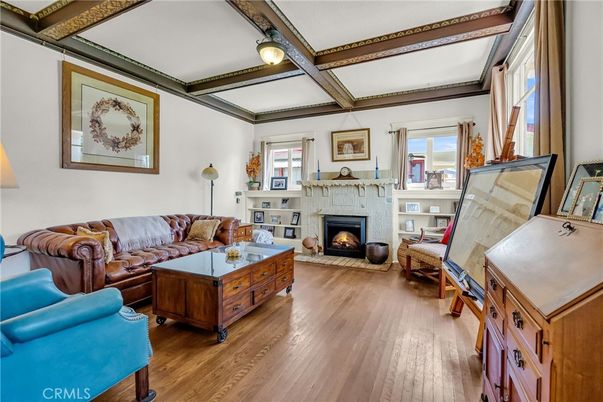 Fireplace, Interior, Living room, Wooden Beams, Wood Texture Flooring