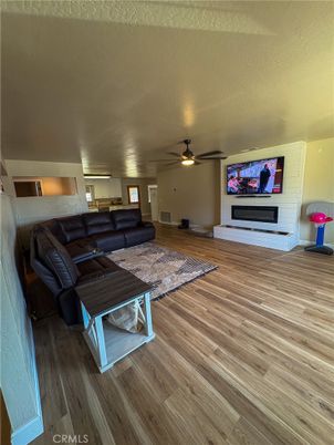 Fireplace, Interior, Living room, Wood Texture Flooring