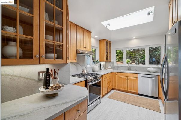 Interior, Kitchen, Recessed Lighting, Stainless Steel Appliances