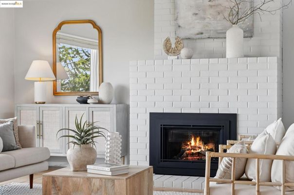 Fireplace, Interior, Stone Walls