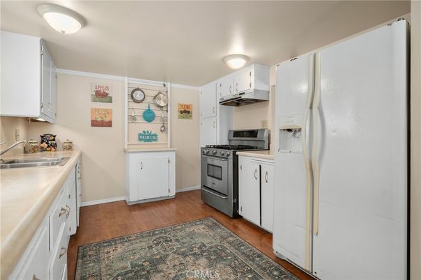Interior, Kitchen, Wood Texture Flooring