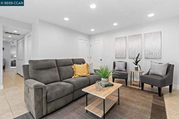 Interior, Living room, Recessed Lighting