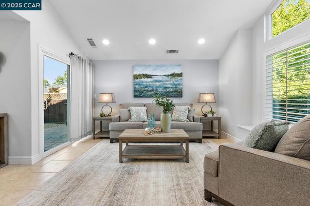 Interior, Living room, Recessed Lighting