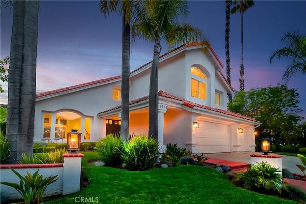 Attached, Backyard, Exterior, Facade, Mediterranean