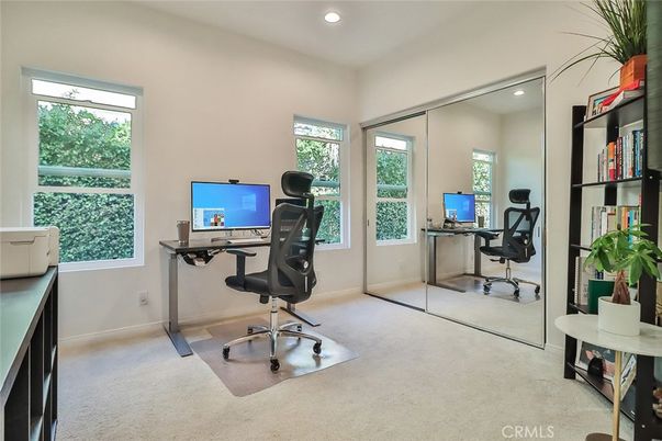 Home Office, Interior, Recessed Lighting