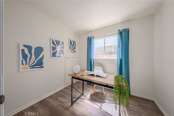 Home Office, Interior, Wood Texture Flooring