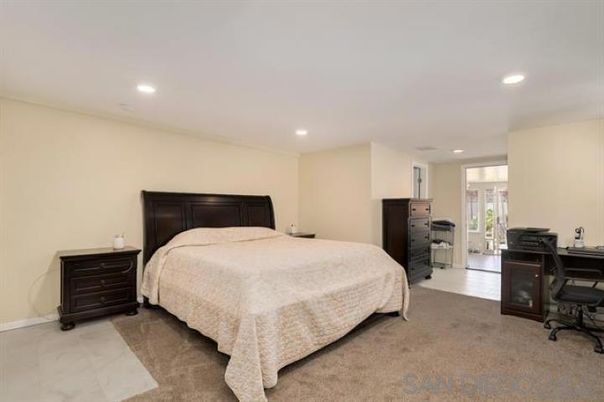 Bedroom, Home Office, Interior, Recessed Lighting