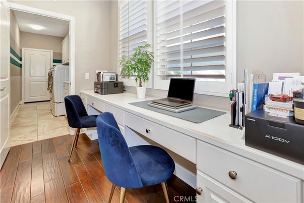 Home Office, Interior, Wood Texture Flooring