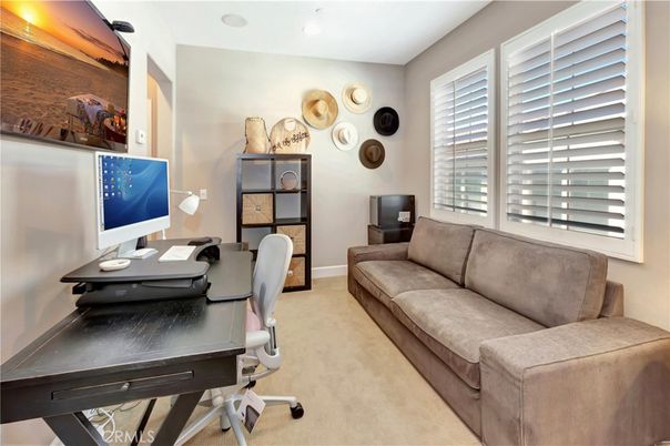 Home Office, Interior, Recessed Lighting