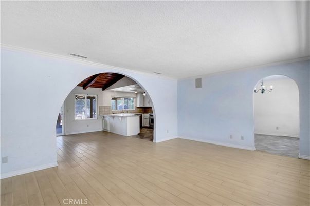 Empty room, Interior, Kitchen, Wood Texture Flooring