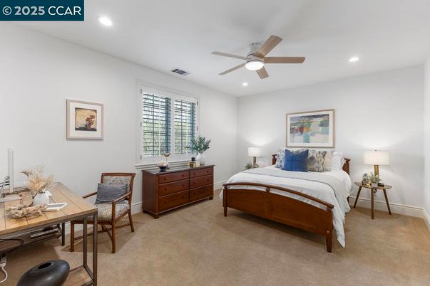 Bedroom, Home Office, Interior, Recessed Lighting