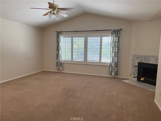 Empty room, Fireplace, Interior
