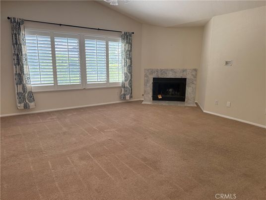 Empty room, Fireplace, Interior