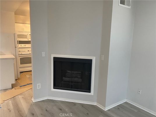 Fireplace, Interior, Wood Texture Flooring