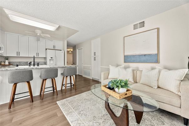 Interior, Kitchen, Living room, Wood Texture Flooring