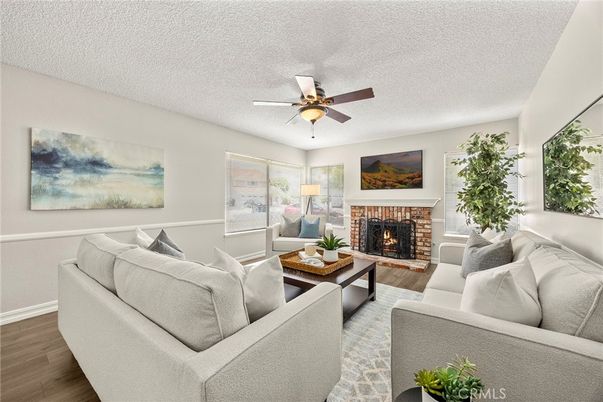 Fireplace, Interior, Living room, Wood Texture Flooring