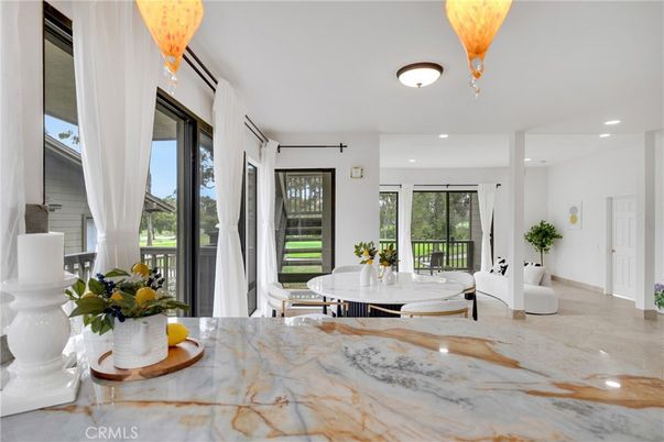 Dining room, Interior, Recessed Lighting