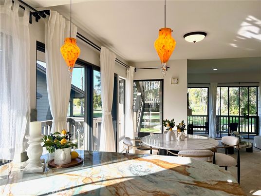 Dining room, Interior, Pendant Lights