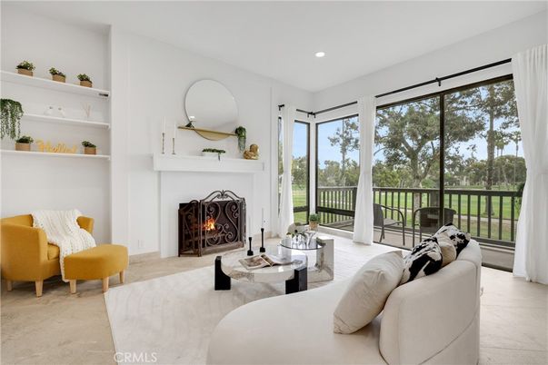 Fireplace, Interior, Living room, Recessed Lighting