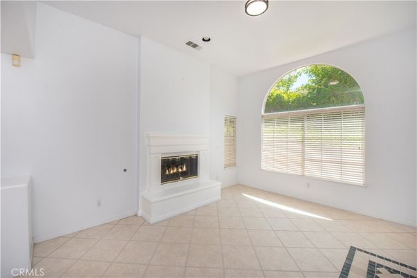 Empty room, Fireplace, Interior, Recessed Lighting