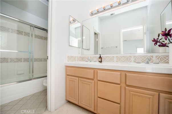 Bathroom, Dual Sink Vanities, Glass Shower, Interior