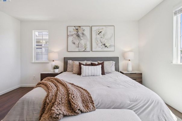 Bedroom, Interior, Wood Texture Flooring