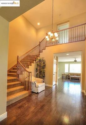 Chandelier, Interior, Recessed Lighting, Wood Texture Flooring