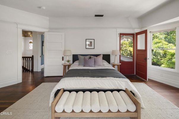 Bedroom, Interior, Wood Texture Flooring