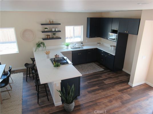 Interior, Kitchen, Wood Texture Flooring