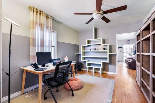 Home Office, Interior, Wood Texture Flooring