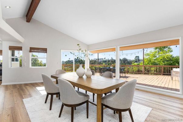 Dining room, Interior, Wooden Beams, Wood Texture Flooring