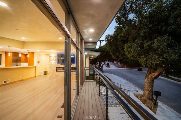 Exterior, Recessed Lighting, Wood Texture Flooring