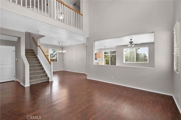 Chandelier, Interior, Wood Texture Flooring