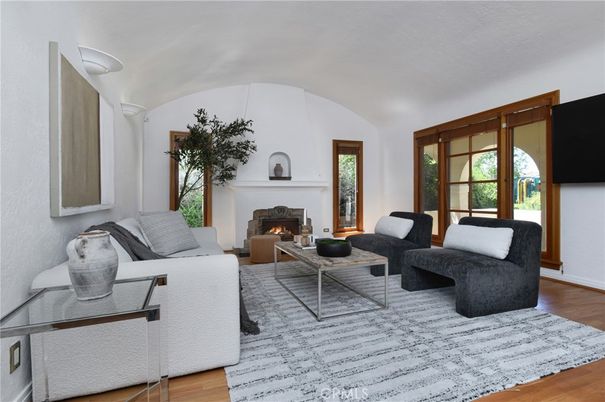 Fireplace, Interior, Living room, Wood Texture Flooring