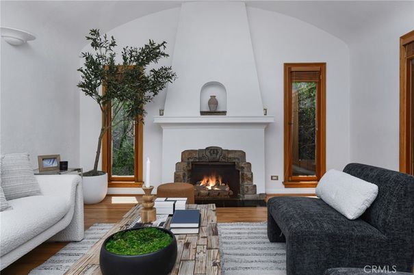 Fireplace, Interior, Living room, Wood Texture Flooring
